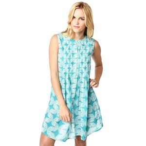 Roberta Roller Rabbit - Printed Pleated Casual Dress - Size M